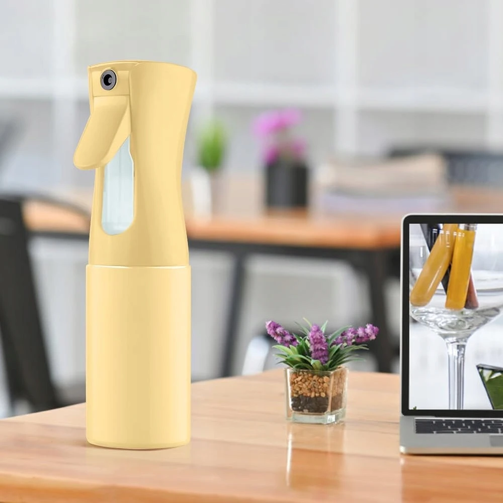 PURŠKIMO BUTELĖLIS 200 ML PLAUKŲ MILKOS NUOLATINIS, SANTRAUKAS, GELTONAS, ERGONOMIKUS