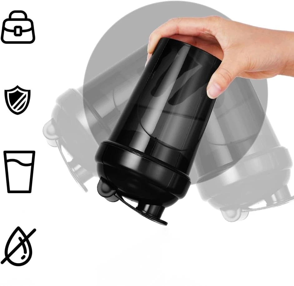 PURTYTOJAS 500 ml 2 BALTYMŲ BUTELIŲ RINKINYS SANTRAUKIAS PP KOŠTUMAS BE BPA