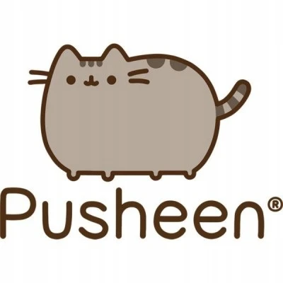 Pusheen vaikiška patalynė 140 x 200 cm Halantex 100% medvilnė kačių kačiukas GLOW