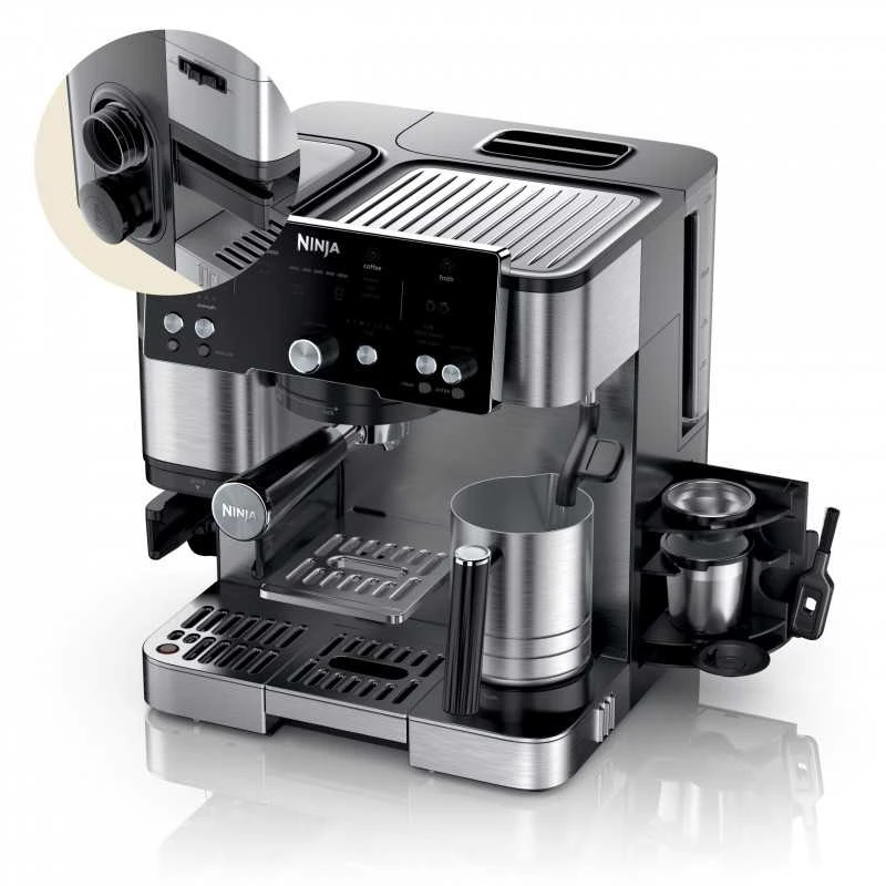 Superautomatinis kavos aparatas NINJA Luxe Essential ES501EU, Sidabrinis