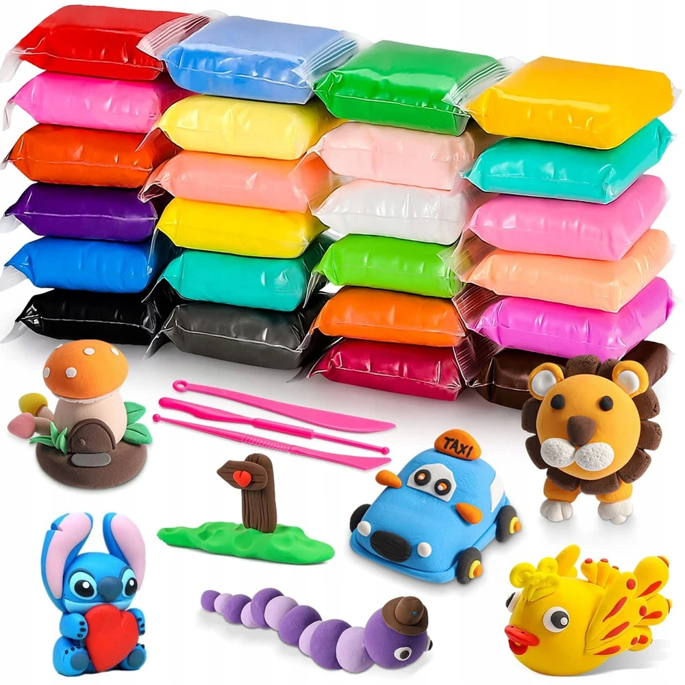 PUTO PLASTIC PASTA PUTO PLASTICINAS 24 VNT