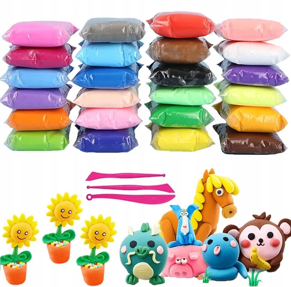 PUTO PLASTIC PASTA PUTO PLASTICINAS 24 VNT