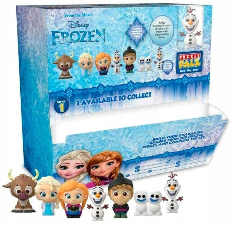 Dėlionė Puzzle Palz Figūrėlė siurprizas Frozen (ledo šalis)