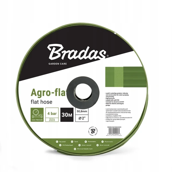 PVC plokščia žarna 4 BAR 4" 1m WAF6B400050