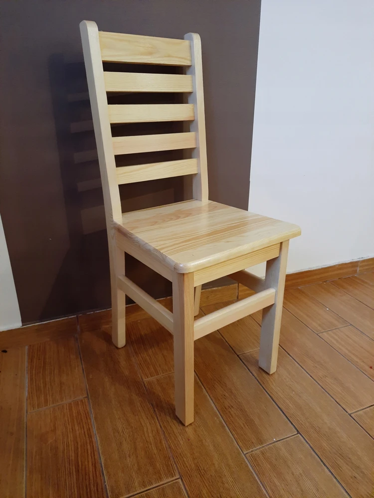Pwood MEDINĖ KĖDĖ, neapdorota, nedažyta, horizontali DH
