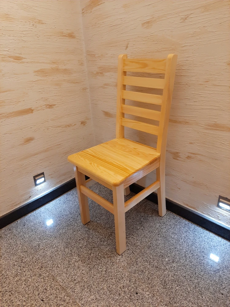 Pwood MEDINĖ KĖDĖ, neapdorota, nedažyta, horizontali DH