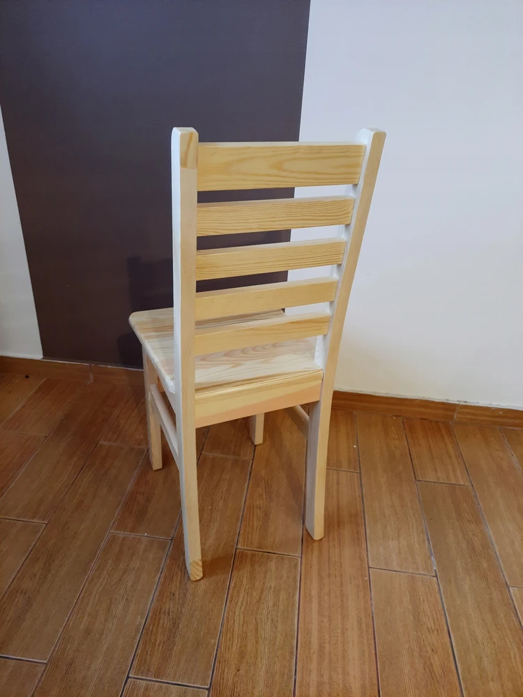 Pwood MEDINĖ KĖDĖ, neapdorota, nedažyta, horizontali DH