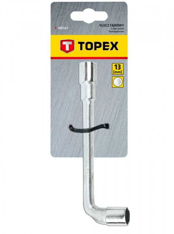 Pypkinis raktas TOPEX 13 mm (150 mm ilgio)