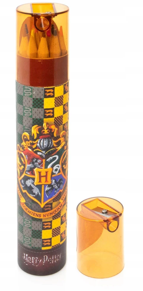 Pyramid Harry Potter - Pieštukas crayon set in tube of 12 with sharpener (Hogwarts)