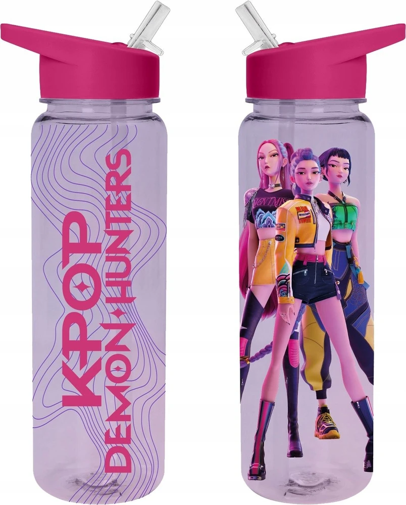 Gertuvė K-pop Demon Hunters Pyramid KPop Demon Hunters plastikinis butelis 540 ml -
