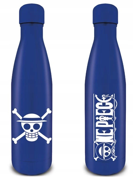 Pyramid Metalinė butelė - ONE PIECE - Piratų emblema - 540ml - Mėlyna - Unisex