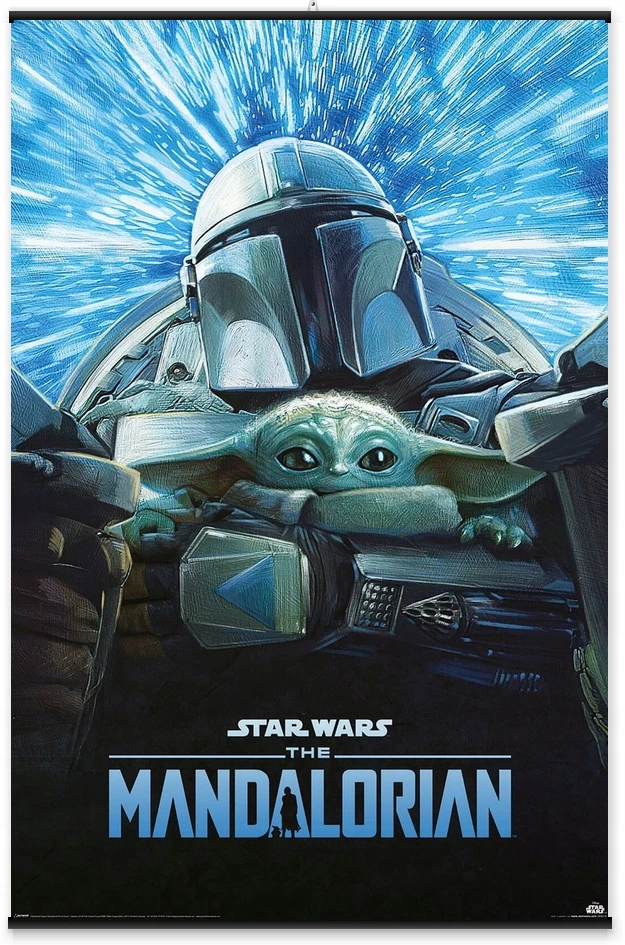 Pyramid Plakatas "the Mandalorian S3 Lightspeed" 61x91,5 cm