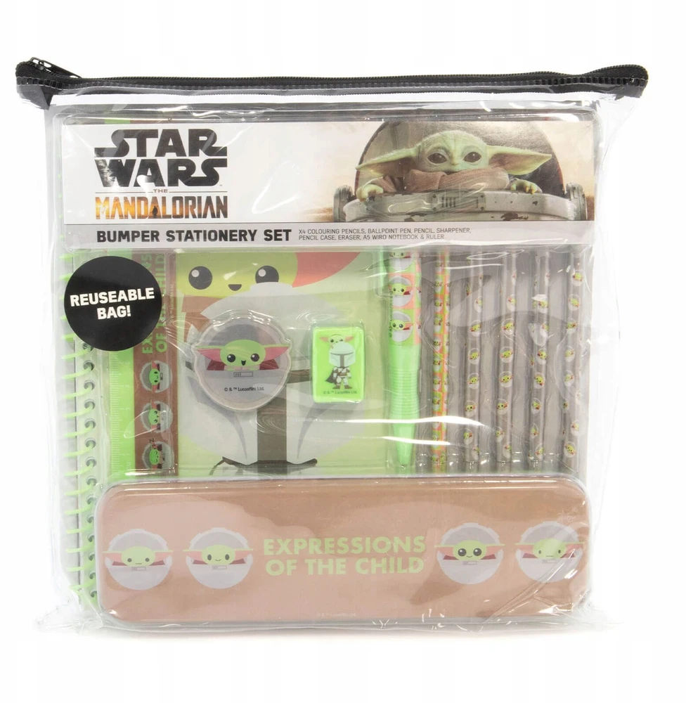 Pyramid Star Wars The Mandalorian Mokyklinis raštinės reikmenų rinkinys