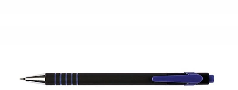 Q-connect Lambda automatinis rašiklis, 0.7mm, mėlynas