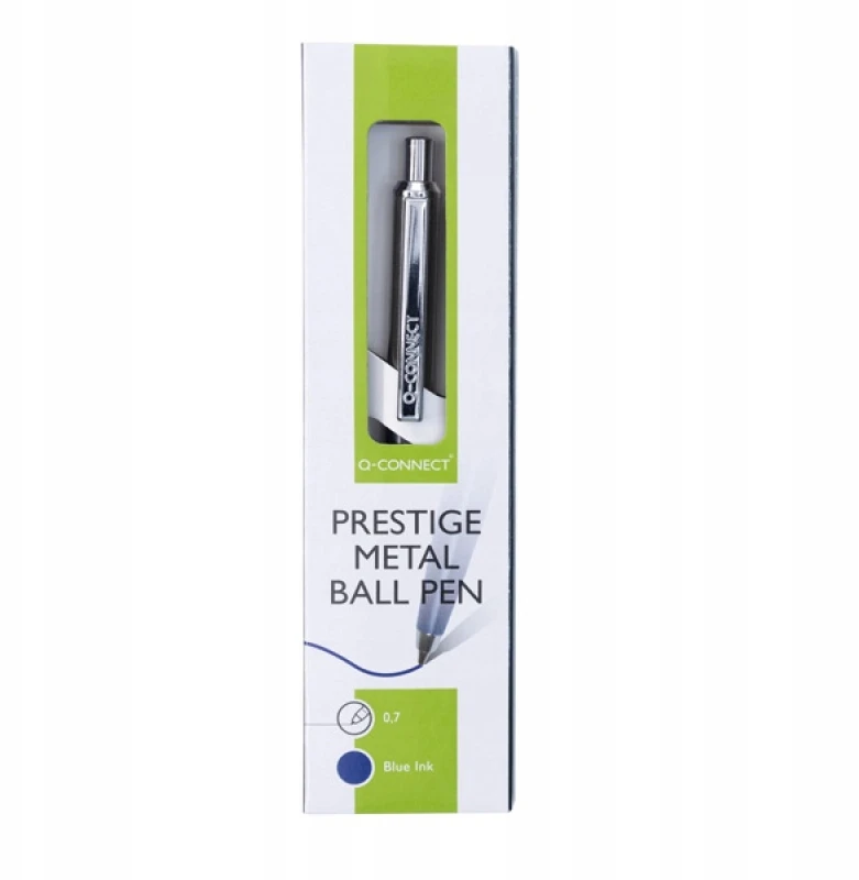Q-connect Prestige automatinis rašiklis, 0.7mm, mėlynas
