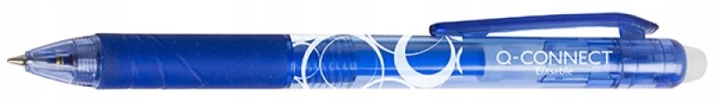 Q-Connect Rašiklis su trintuku, 1mm, mėlynas