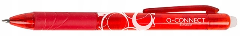 Q-Connect Rašiklis su trintuku, 1mm, raudonas