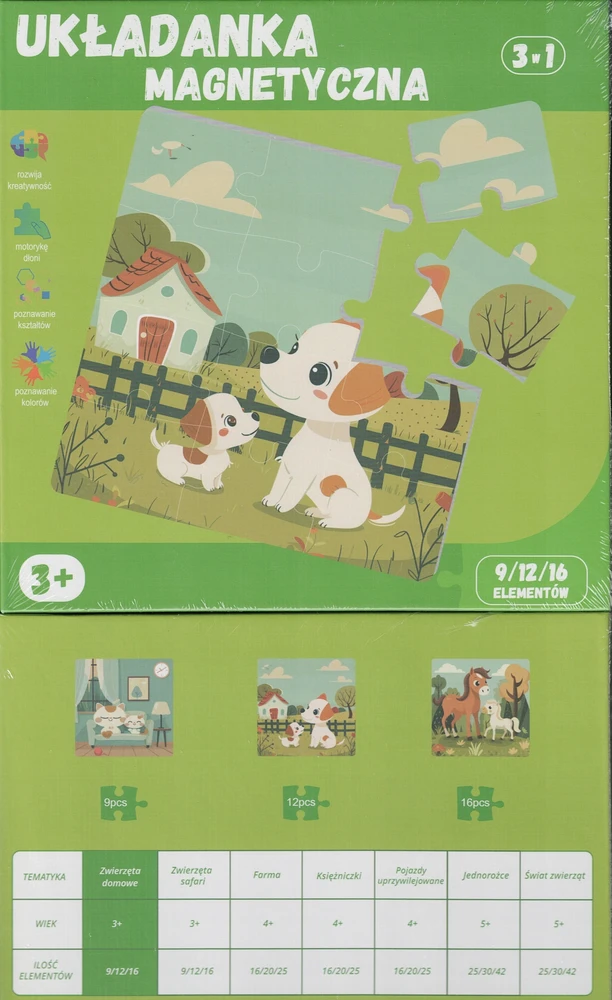 QBI – 3 viename magnetinis galvosūkis – PETS 3+