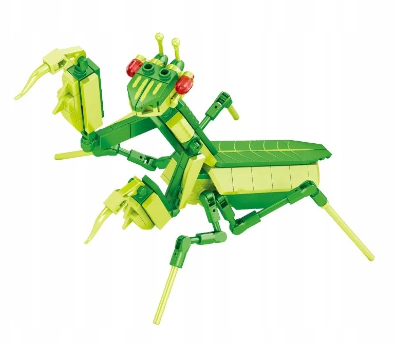 QBI Blokai - Mantis statybiniai blokeliai Vabzdžiai 167 vnt