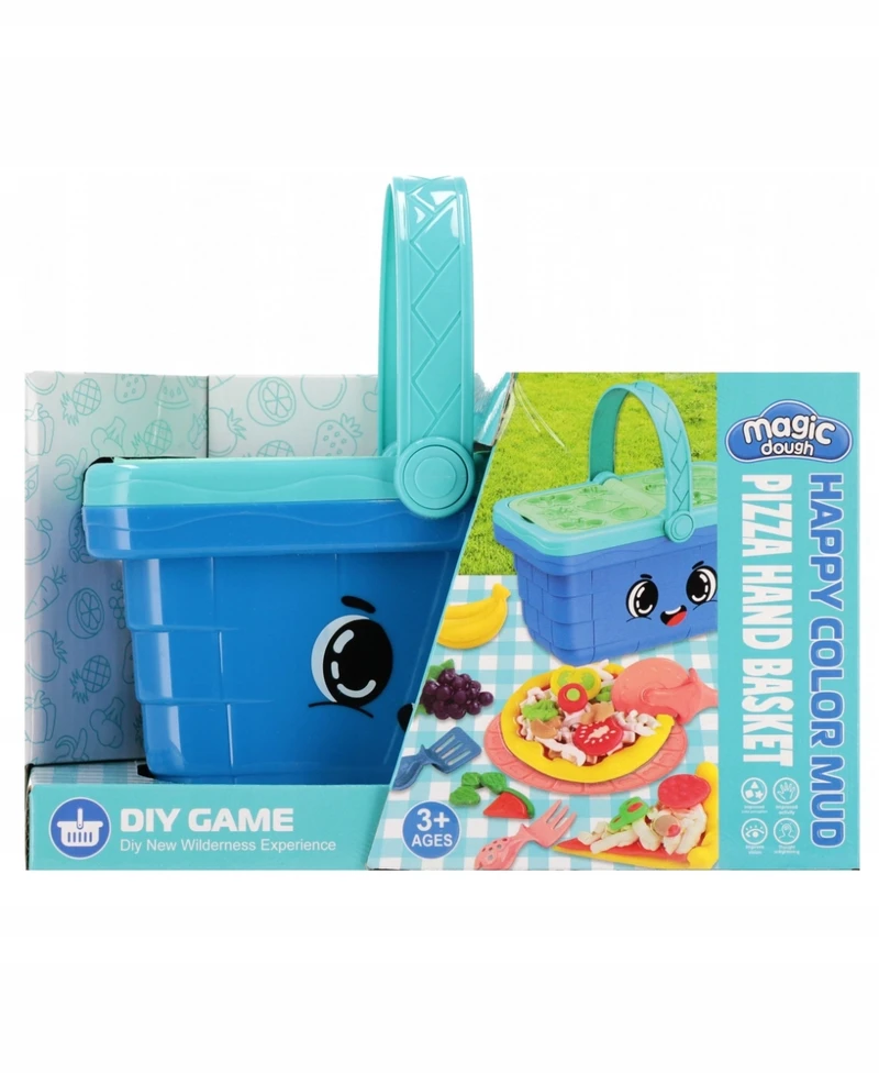 QBI CASTRY Mėlynas PICNIC BASKET Kūrybinis rinkinys su formelėmis