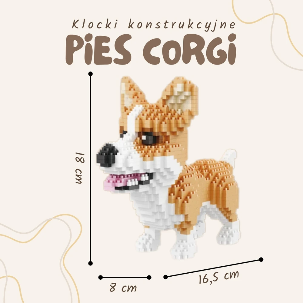 QBI Corgi Blocks 1380 vnt. rinkinys