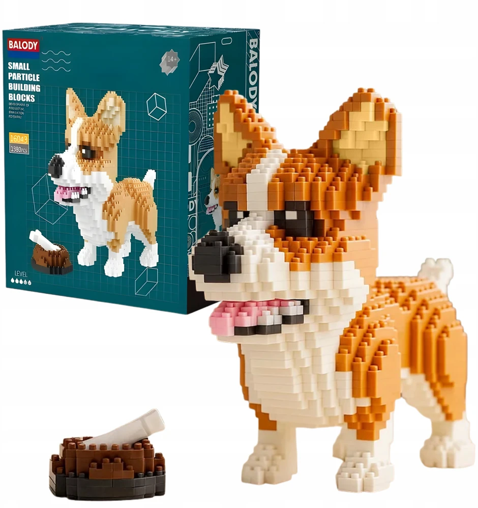 QBI Corgi Blocks 1380 vnt. rinkinys
