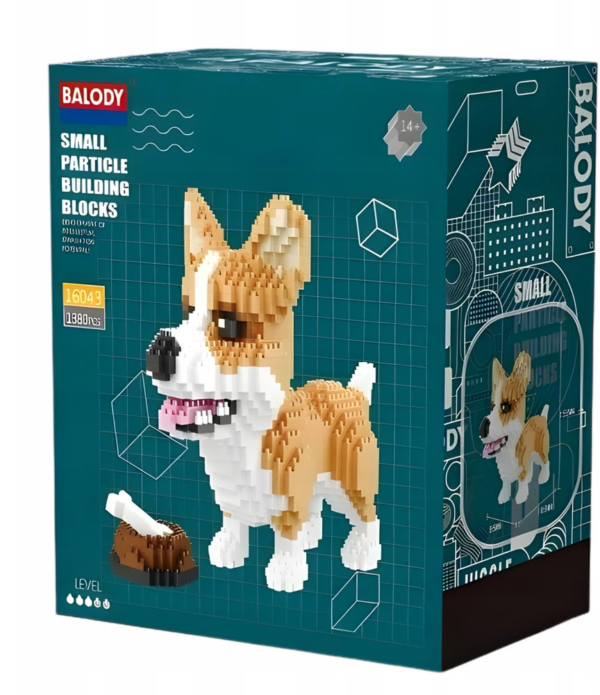 QBI Corgi Blocks 1380 vnt. rinkinys