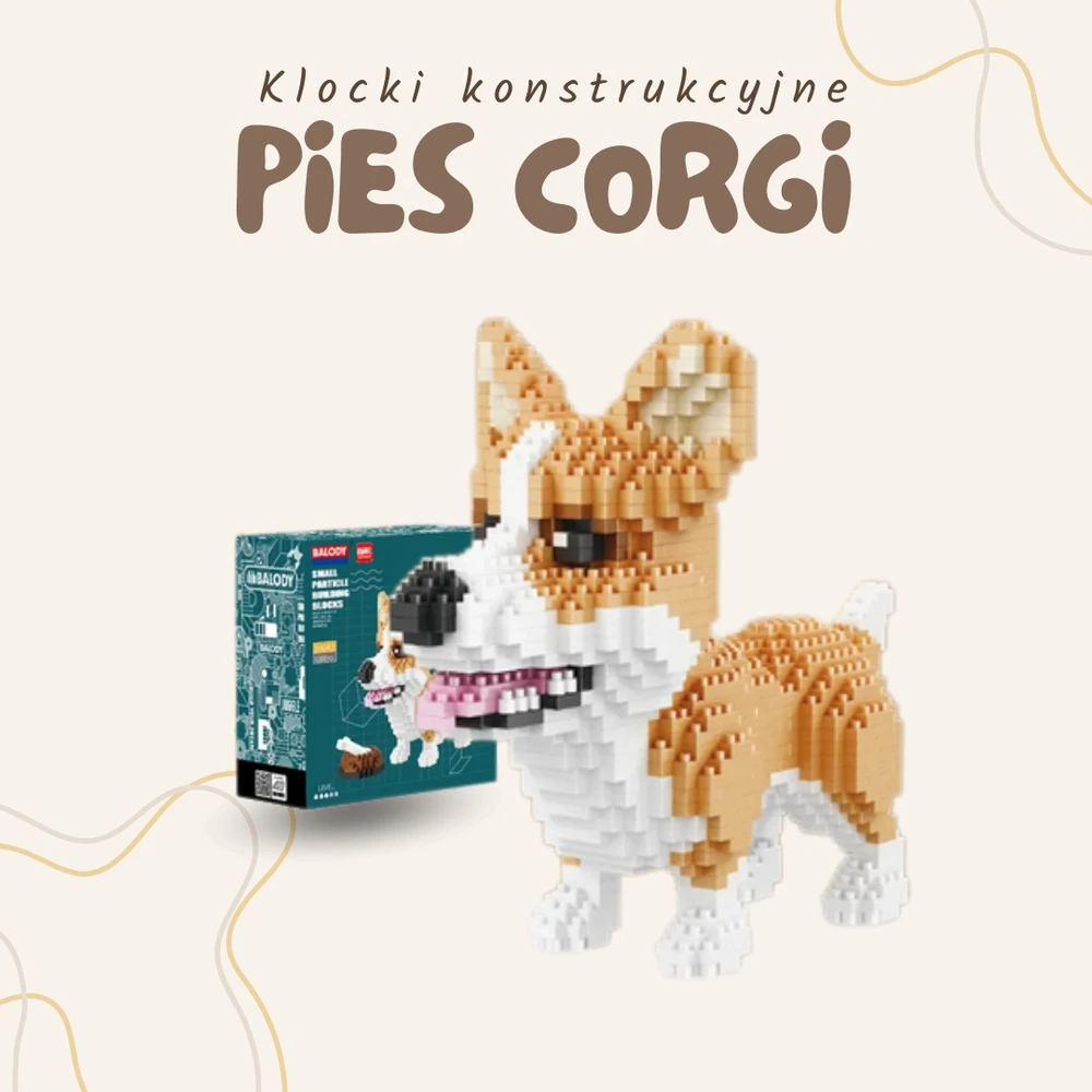 QBI Corgi Blocks 1380 vnt. rinkinys