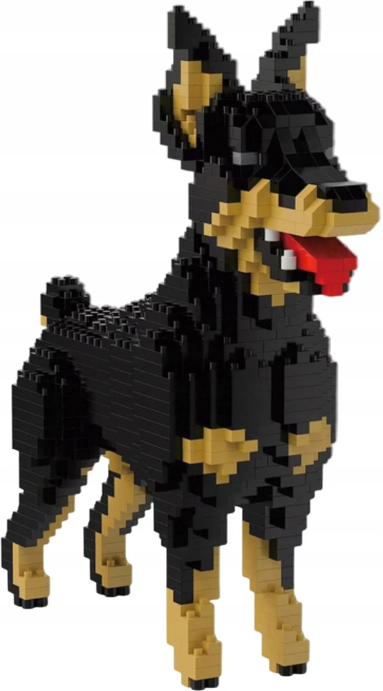 Qbi Doberman (mažas) konstravimo kaladėlės, 957 detalės
