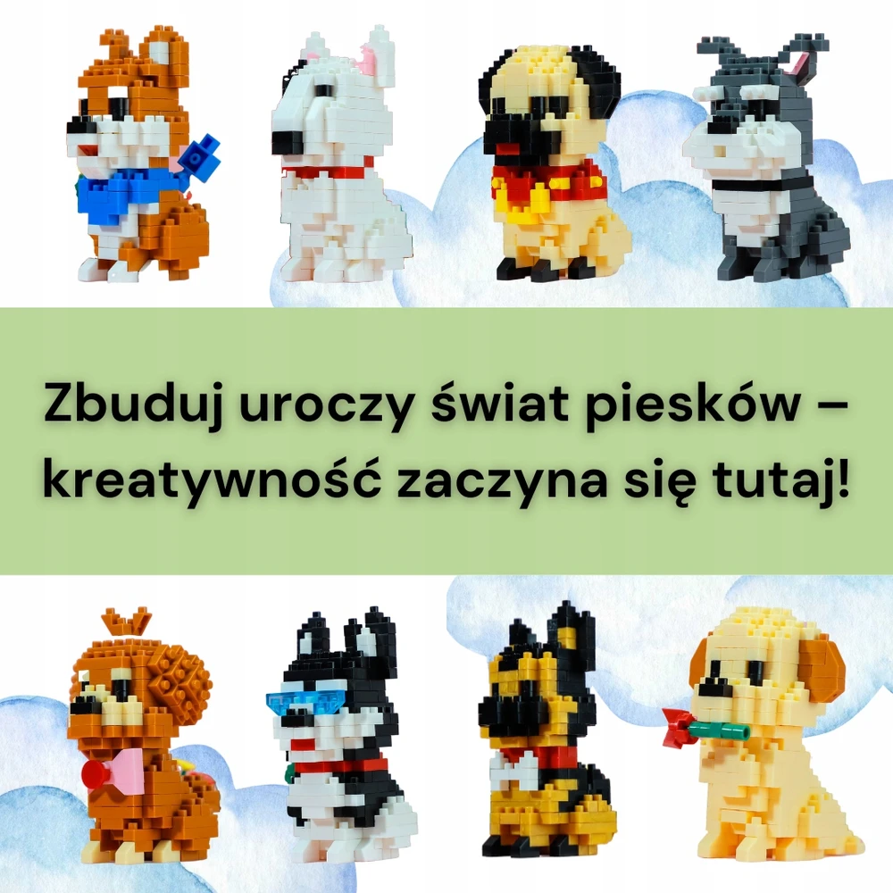 QBI Mini Shepherd Dog Statybiniai blokeliai 193 vnt.