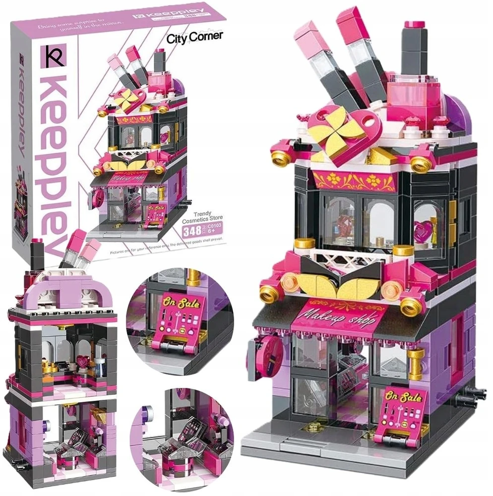 Qman Konstrukciniai blokeliai Drogeria Trendy Cosmetics Store 348 vnt. kaip dovana
