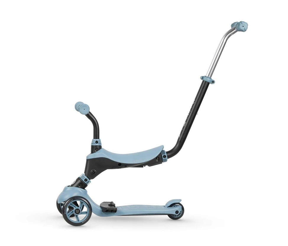 MILLY MALLY 6311 Qplay Sema Evo 3in1 dangaus mėlynas paspirtukas