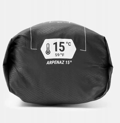 Quechua Kechua Arpenaz 15° kempingo miegmaišis