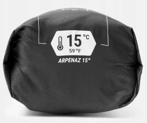 Quechua Kechua Arpenaz 15° kempingo miegmaišis