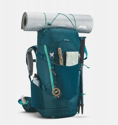 Quechua Vaikiška žygio kuprinė, MH500 40 litrų + 10 litrų