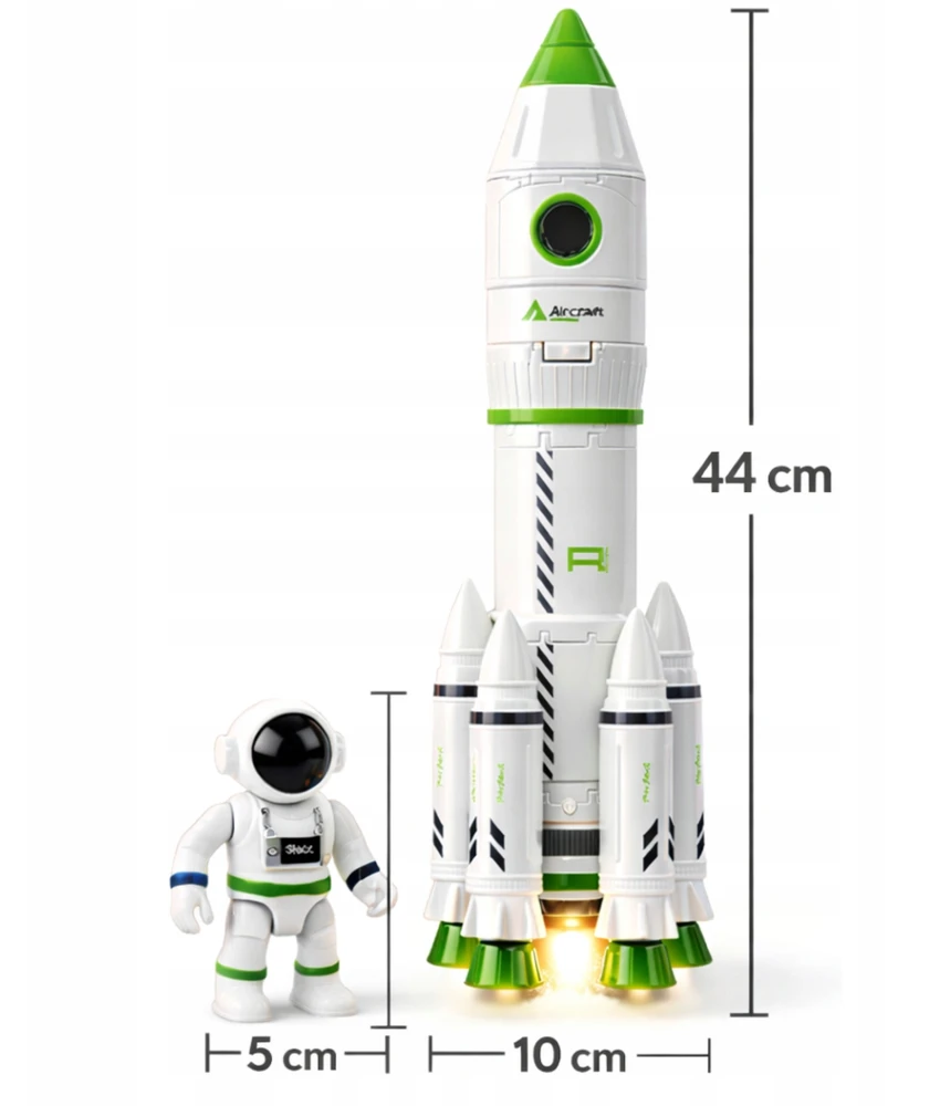 Qulki Kosmoso raketa Kosmoso kosmonautų garso šviesa dūmai rūko garai