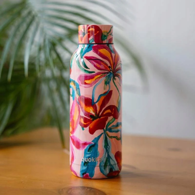 „Quokka Solid“ nerūdijančio plieno termosas 510 ml (tropinis žydėjimas)