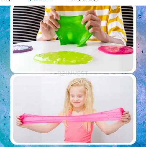 R2 CREATIVE SLIME LARGE XXL RINKINYS – 28 GLITTER PUTYS GABALĖLIAI 5+