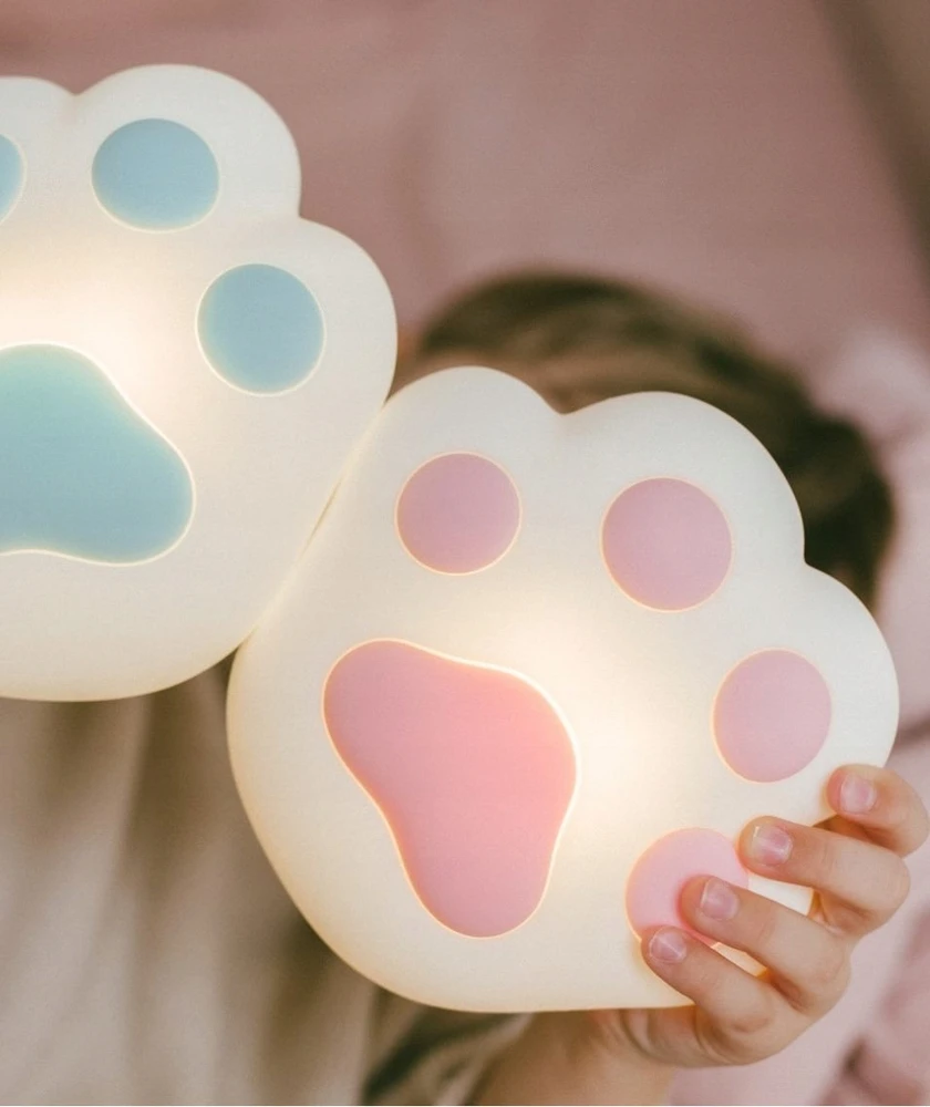RABBIT & FRIENDS Lampka Nocna Łapka Silikonowa Magnetyczna dla Dzieci
