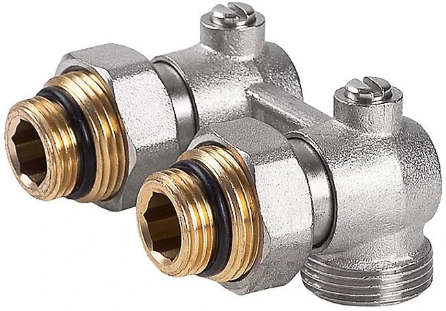 Radiatoriaus pajungimo mazgas INVENA CZ-86-P15-Z, 3/4", tiesus