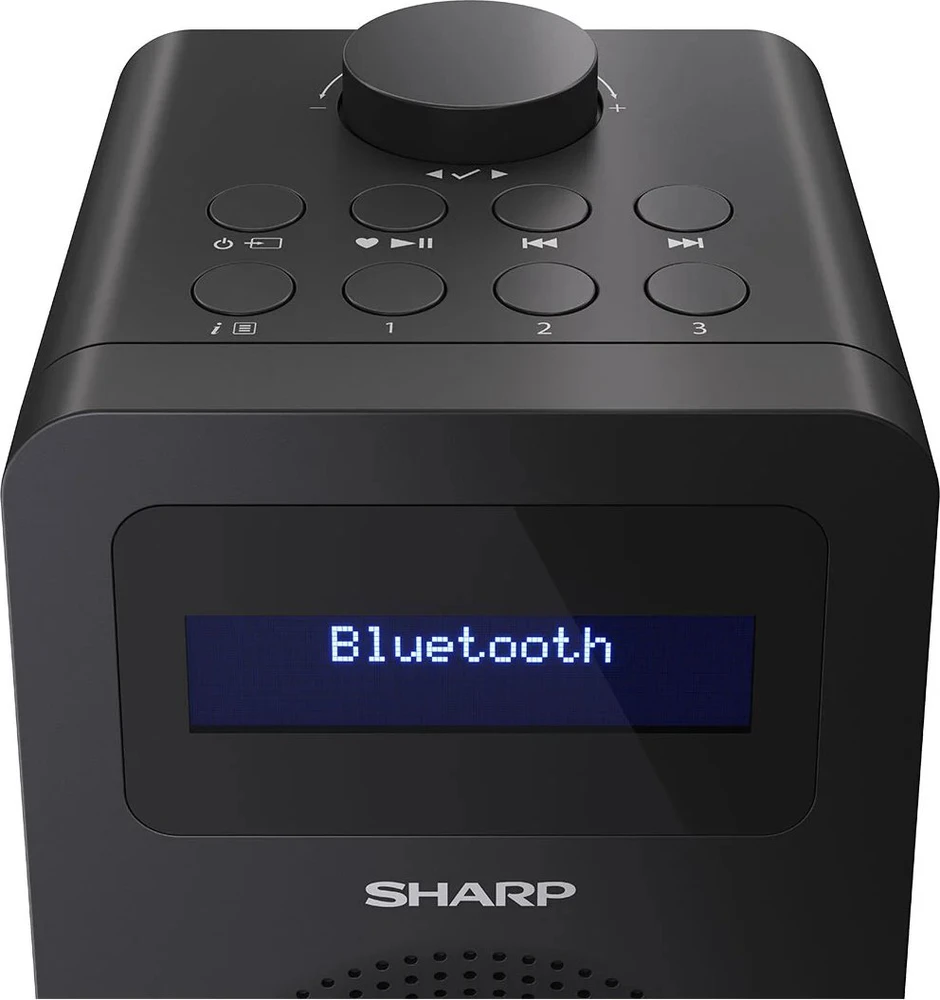 Sharp DR-430(BK) Digital Radio, FM/DAB/DAB+, Bluetooth 5.0, Midnight Juodas | Sharp | Digital Radio | DR-430(BK) | Bluetooth | Midnight Juodas