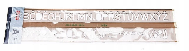 Koh I noor Liniuotė-trafaretas h-14