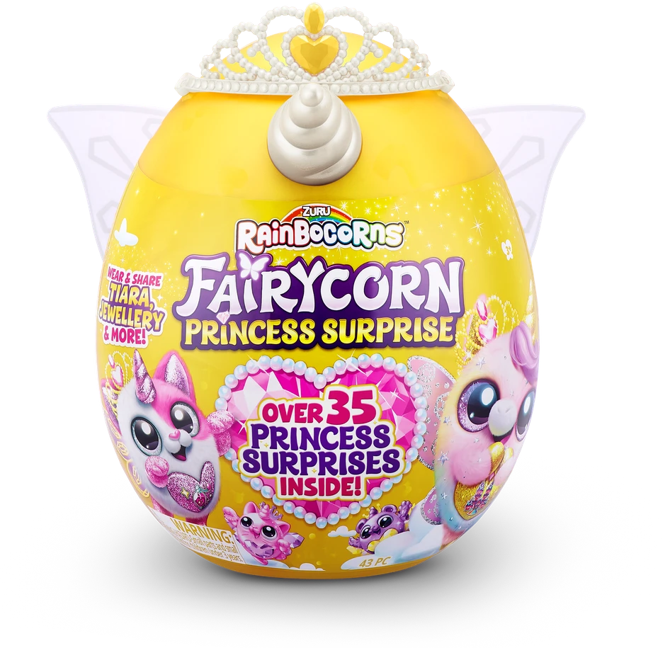 RAINBOCORNS pliušinis žaislas su aksesuarais Fairycorn Princess, 6 serija, 9281