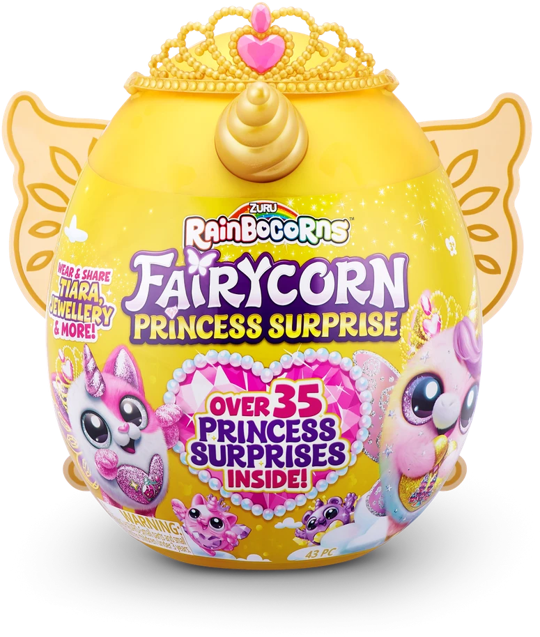 RAINBOCORNS pliušinis žaislas su aksesuarais Fairycorn Princess, 6 serija, 9281