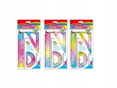 Rainbow Deco geometrinis rinkinys 3el - Keyroad