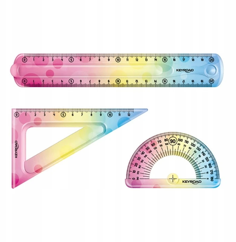 Rainbow Deco geometrinis rinkinys 3el - Keyroad
