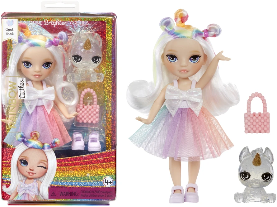 MGA 531203-EUC „Rainbow High Littles“ lėlės – opalas (vaivorykštė)