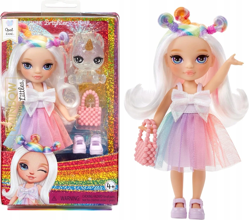 MGA 531203-EUC „Rainbow High Littles“ lėlės – opalas (vaivorykštė)