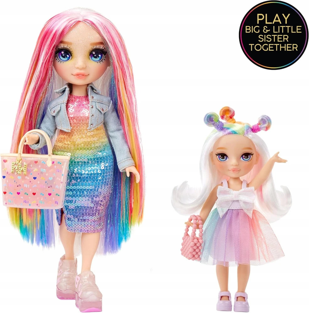 MGA 531203-EUC „Rainbow High Littles“ lėlės – opalas (vaivorykštė)