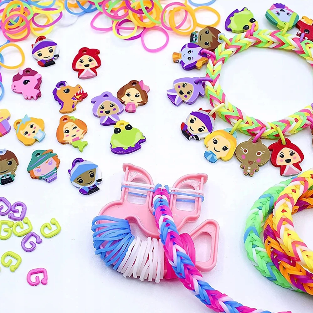 Rainbow Loom Fairy Charms apyrankių ir pakabukų rinkinys